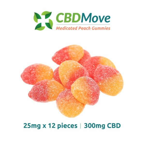 CBD Move – CBD Gummies – Vegan Peaches – 100mg | BC Weed Edible Canada CBD Move – CBD Gummies – Vegan Peaches – 100mg | BC Weed Edible Canada