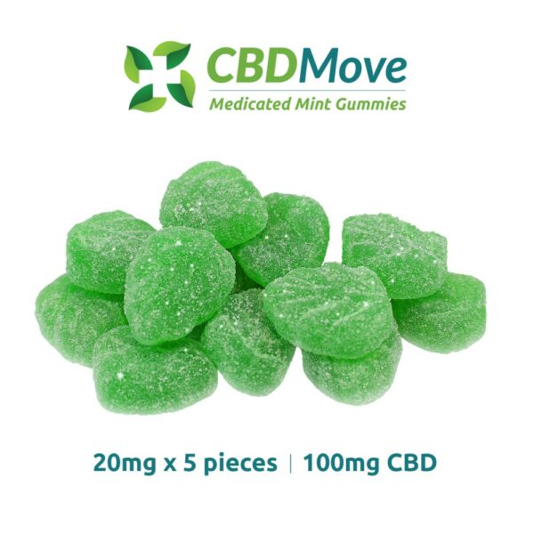 CBD Move – CBD Gummies – Mint Leaves – 100mg | BC Weed Edible Canada CBD Move – CBD Gummies – Mint Leaves – 100mg | BC Weed Edible Canada