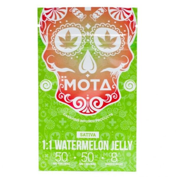 Mota – White Cube CBD – Strawberries & Cream – 180mg CBD | BC Weed Edible Canada